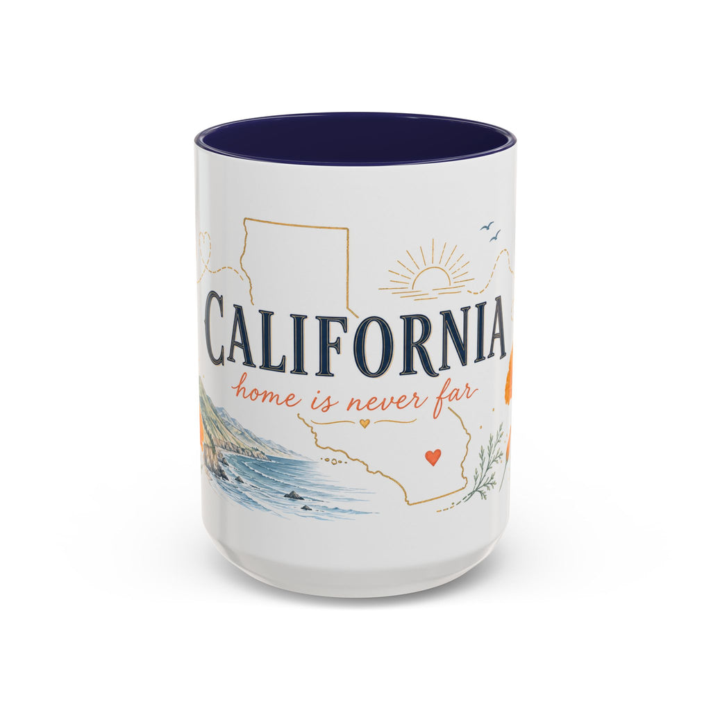 California Home State Mug | Moving Away Gift | Long Distance Friendship Coffee Cup