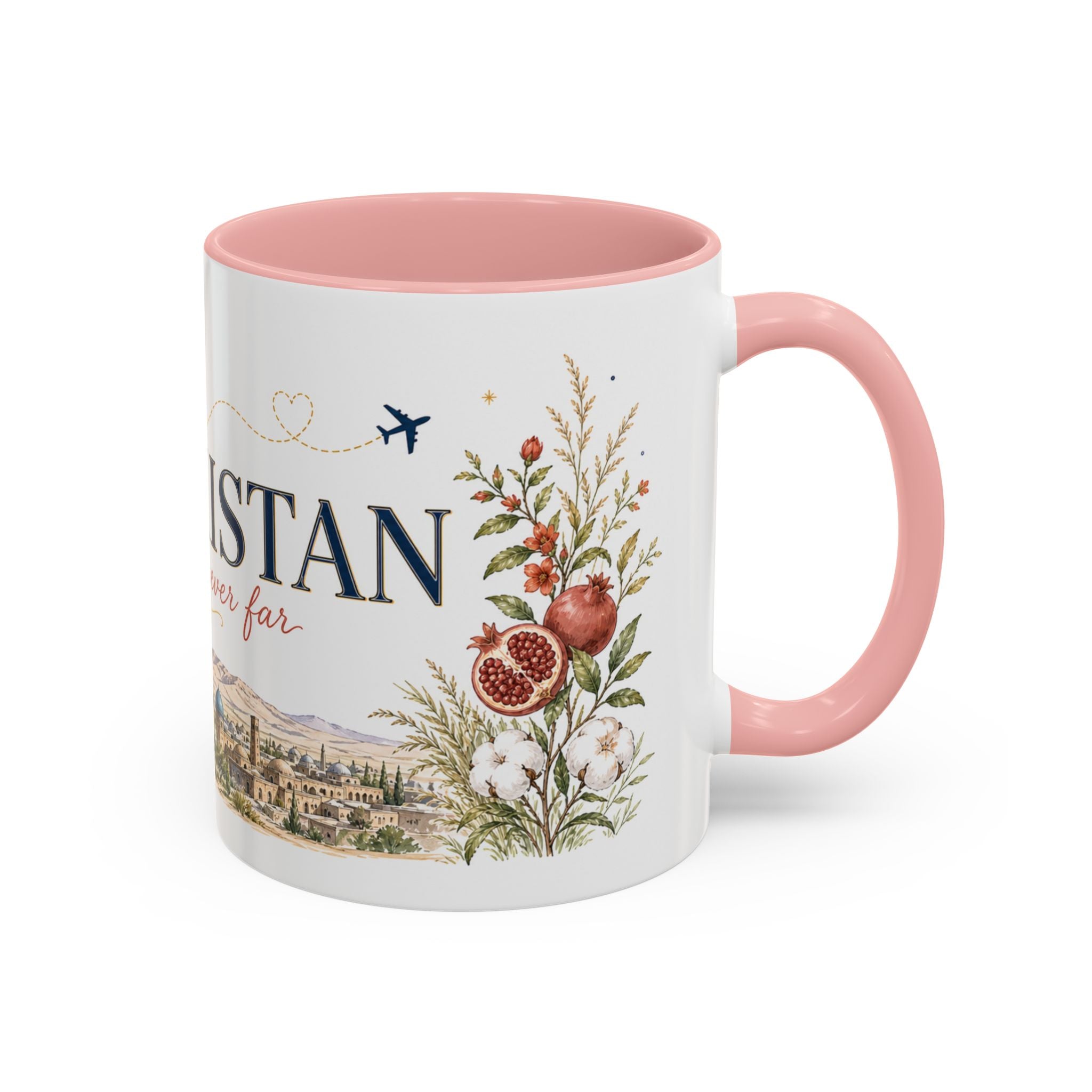 Uzbekistan Home Country Mug | Moving Away Gift | Long Distance Friendship | 11 oz 15 oz Accent Mug