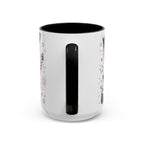 Land of the Free Coffee Mug | Home of the Brave 4th of July Gift | Accent Color Ceramic 11oz 15oz