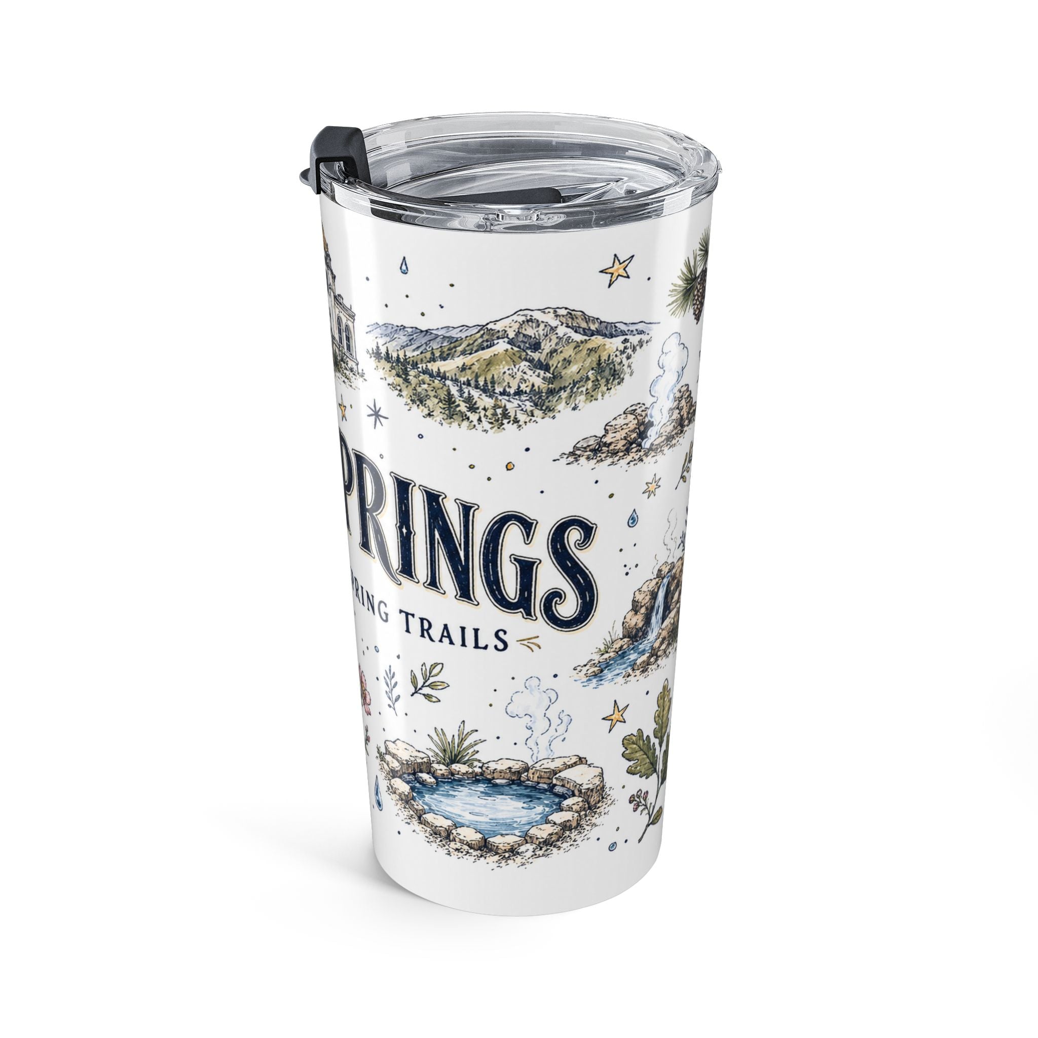 Hot Springs National Park 20oz Tumbler | Arkansas Thermal Spring Spa Gift | Insulated Stainless Steel Travel Cup