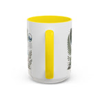 New Zealand South Island Coffee Mug | Travel Destination Souvenir Gift | Accent Color Ceramic 11oz 15oz