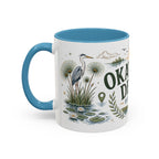 Okavango Delta Coffee Mug | Travel Destination Souvenir Gift | Accent Color Ceramic 11oz 15oz