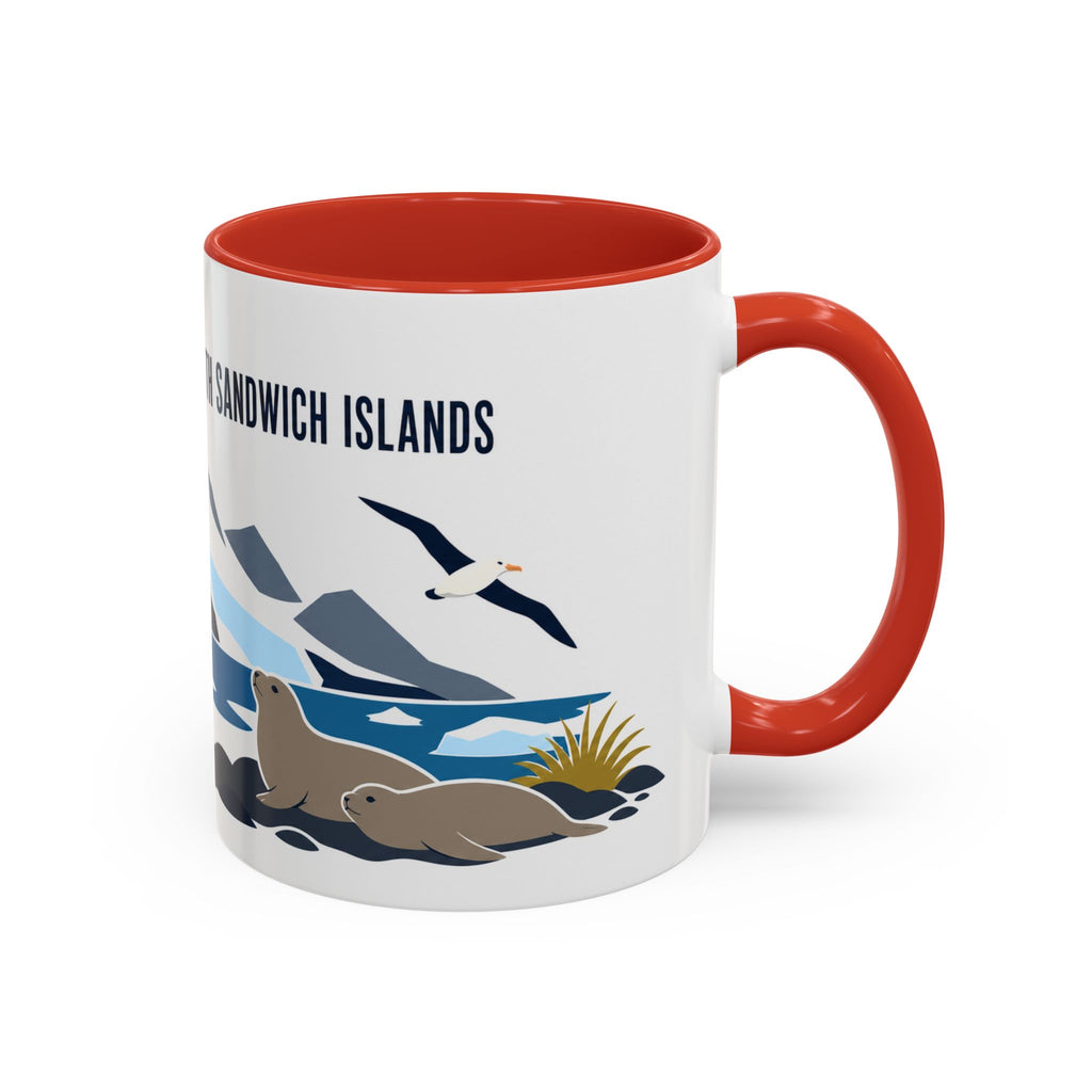 South Georgia and South Sandwich Islands Coffee Mug | Travel Souvenir Accent Mug | Country Gift Ceramic Cup 11oz 15oz