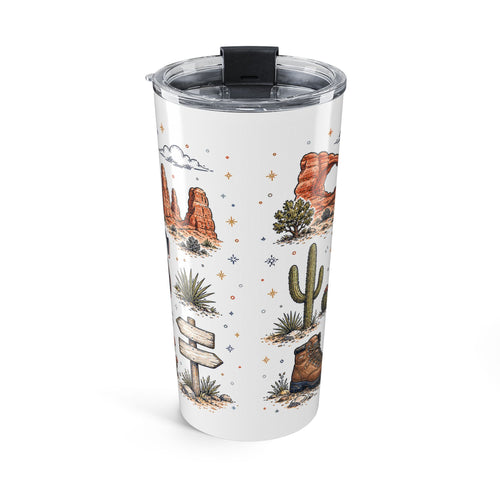 Arches National Park 20oz Tumbler | Utah Desert Hiking Gift | Insulated Stainless Steel Travel Cup