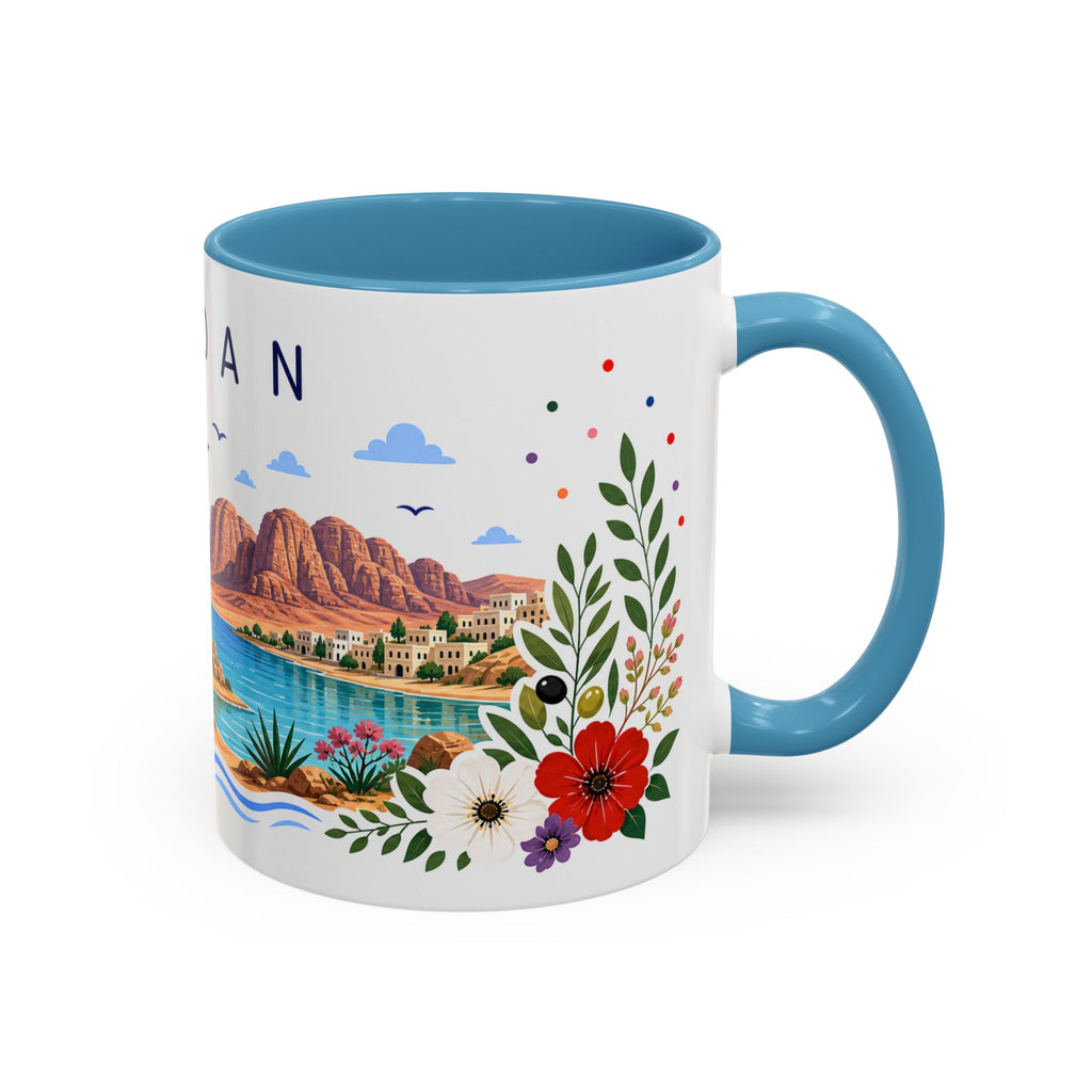 Jordan Coffee Mug | Travel Souvenir Accent Mug | Place Gift Ceramic Cup 11oz 15oz