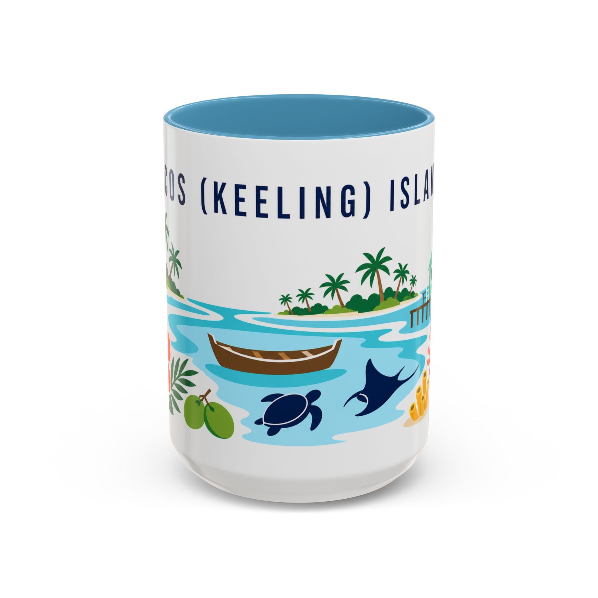 Cocos (Keeling) Islands Coffee Mug | Travel Souvenir Accent Mug | Country Gift Ceramic Cup 11oz 15oz