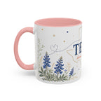 Texas State Map Mug | Bluebonnet Botanical Design, Home Reminder Coffee Cup