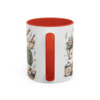 Grandma Makes Life Sweeter Coffee Mug | Gift From Grandkids | Accent Color Ceramic 11oz 15oz
