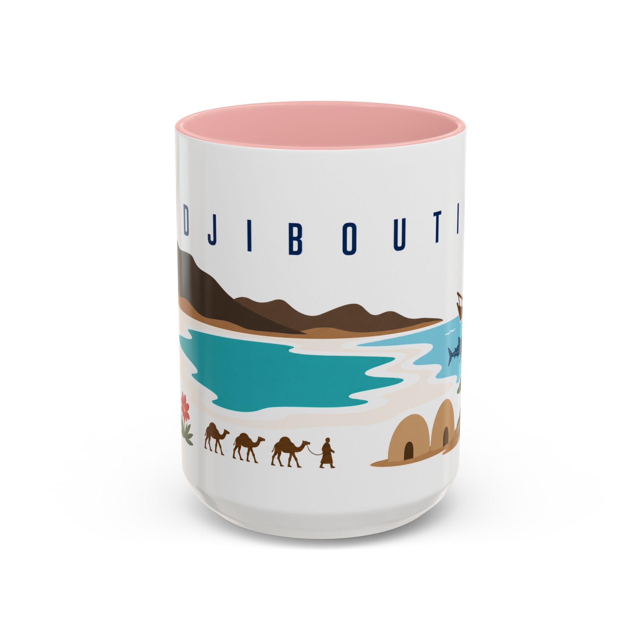 Djibouti Coffee Mug | Travel Souvenir Accent Mug | Country Gift Ceramic Cup 11oz 15oz