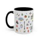 Madrid Christmas Mug | Watercolor City Souvenir, Travel Memories, Ceramic Coffee Cup
