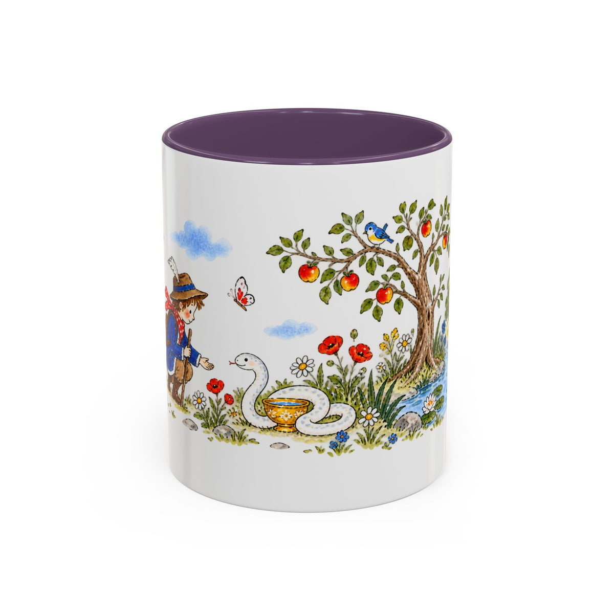 The White Snake Mug | Storybook Fairy Tale Accent Coffee Mug | EveryLegend