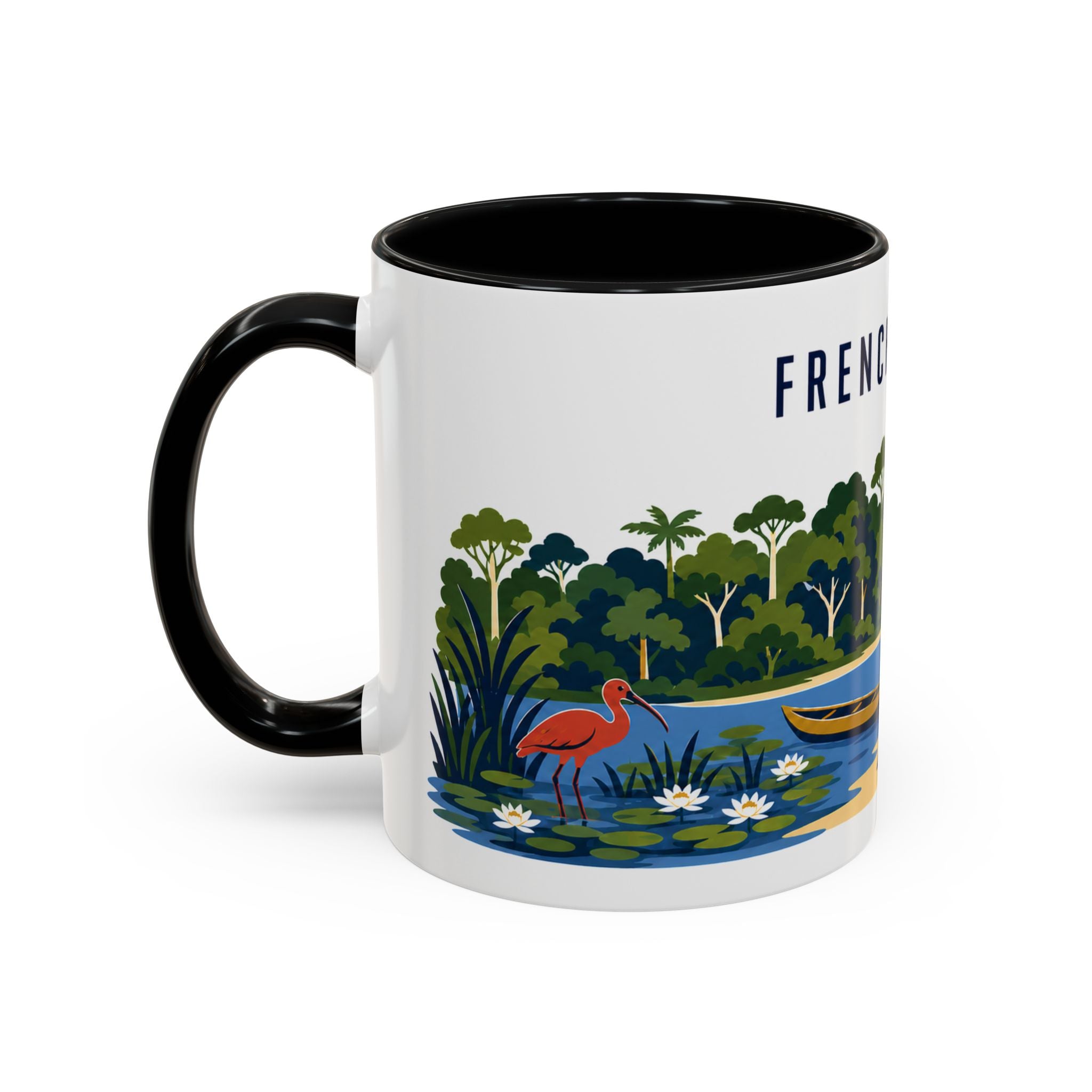 French Guiana Coffee Mug | Travel Souvenir Accent Mug | Country Gift Ceramic Cup 11oz 15oz