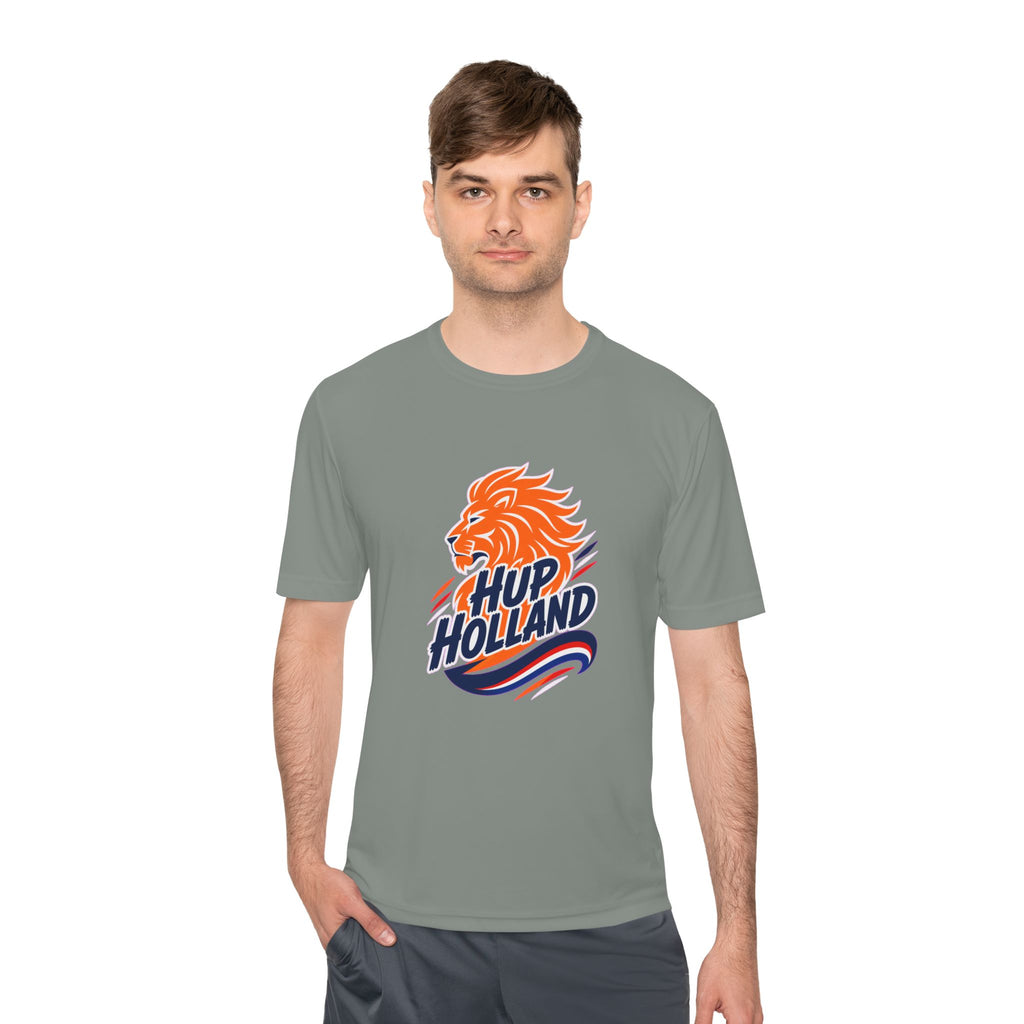 Hup Holland Netherlands Soccer Fan Shirt, Moisture Wicking Sport Tee