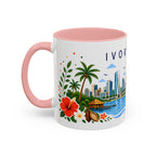 Ivory Coast Coffee Mug | Travel Souvenir Accent Mug | Place Gift Ceramic Cup 11oz 15oz
