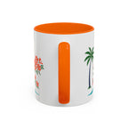 Miami Coffee Mug | United States Travel Souvenir | Porcelain Decal City Gift | 11oz 15oz Accent Mug