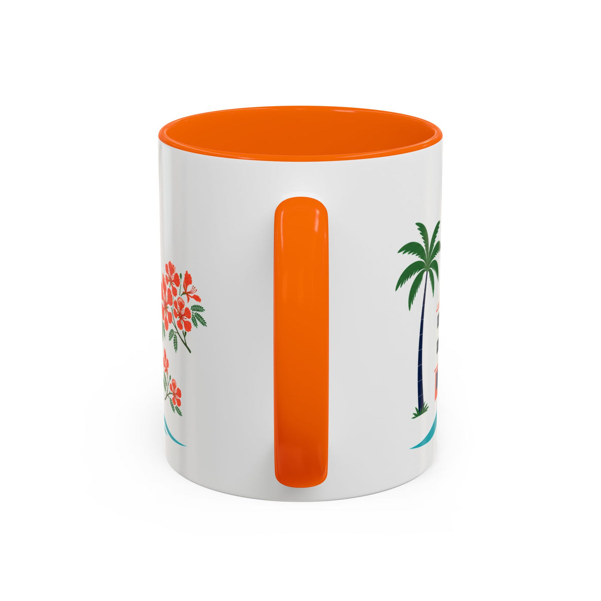 Miami Coffee Mug | United States Travel Souvenir | Porcelain Decal City Gift | 11oz 15oz Accent Mug