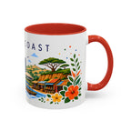 Ivory Coast Coffee Mug | Travel Souvenir Accent Mug | Place Gift Ceramic Cup 11oz 15oz