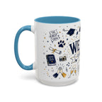 We Did It Class of 2026 Coffee Mug | Graduation Gift | Accent Color Ceramic 11oz 15oz