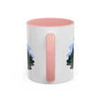 Lassen Volcanic National Park Coffee Mug | Solid Color Block Park Souvenir | 11oz 15oz Accent Mug