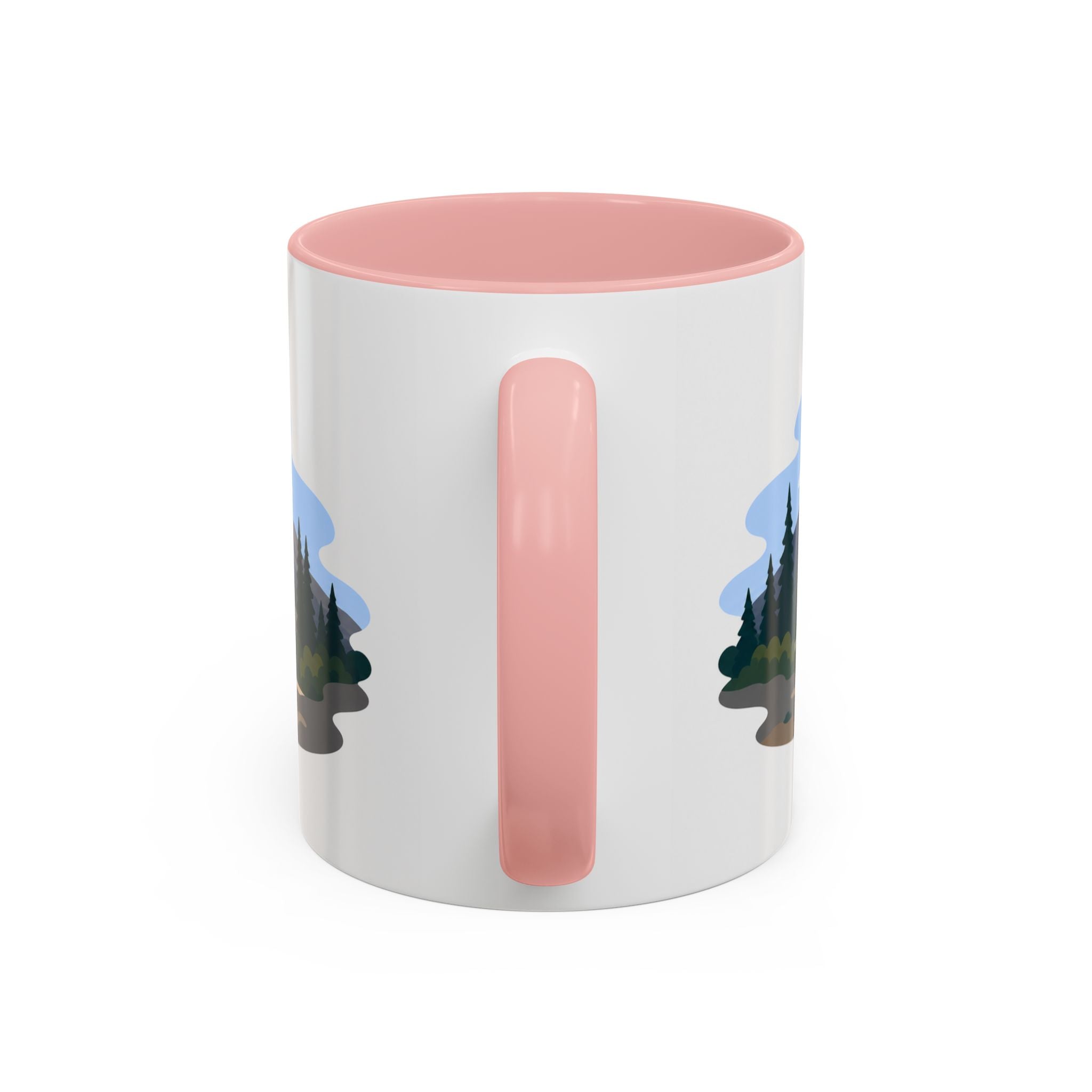 Lassen Volcanic National Park Coffee Mug | Solid Color Block Park Souvenir | 11oz 15oz Accent Mug