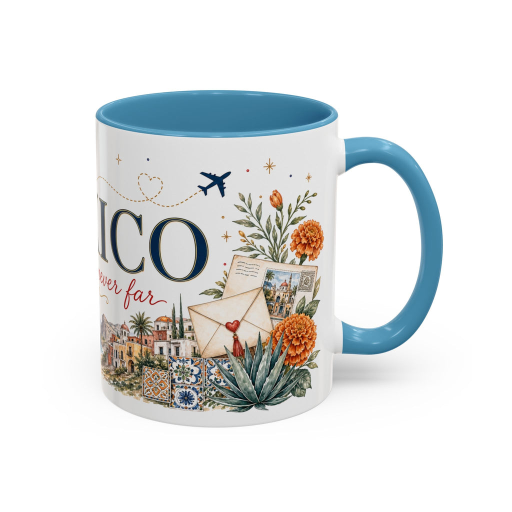 Mexico Home Country Mug | Moving Away Gift | Long Distance Friendship | 11 oz 15 oz Accent Mug