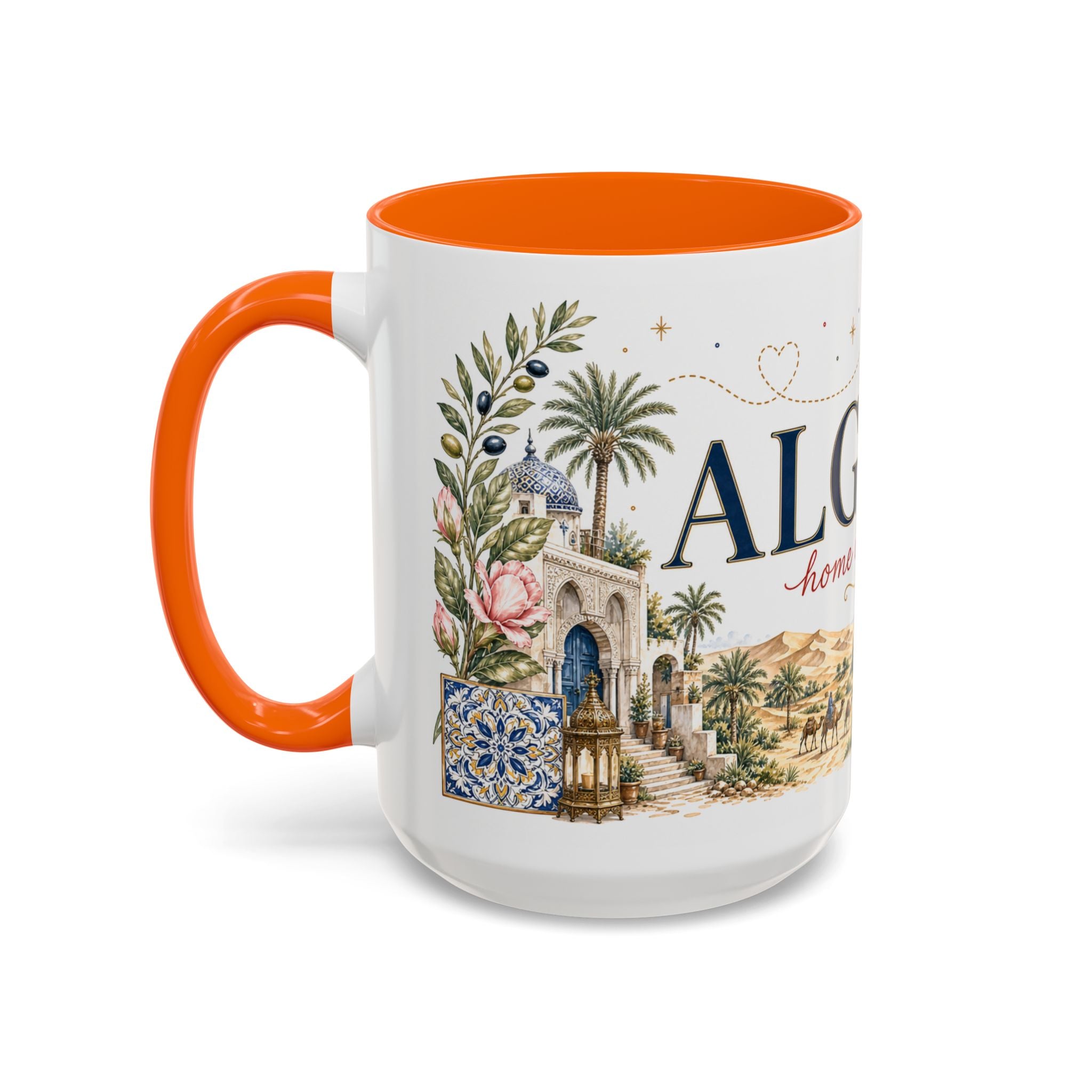 Algeria Home Country Mug | Moving Away Gift | Long Distance Friendship | 11 oz 15 oz Accent Mug