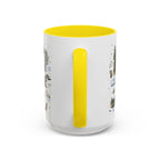 Mount Rainier Coffee Mug | National Park Hiking Washington Gift | Accent Color Ceramic 11oz 15oz