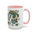 Plitvice Lakes Coffee Mug | Travel Destination Souvenir Gift | Accent Color Ceramic 11oz 15oz