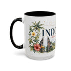 Indonesia Home Country Mug | Moving Away Gift | Long Distance Friendship | 11 oz 15 oz Accent Mug