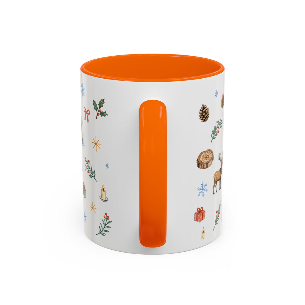 Redwood National Park Christmas Mug | Watercolor Travel Souvenir | Holiday Gift | Accent Ceramic Coffee Cup 11oz 15oz