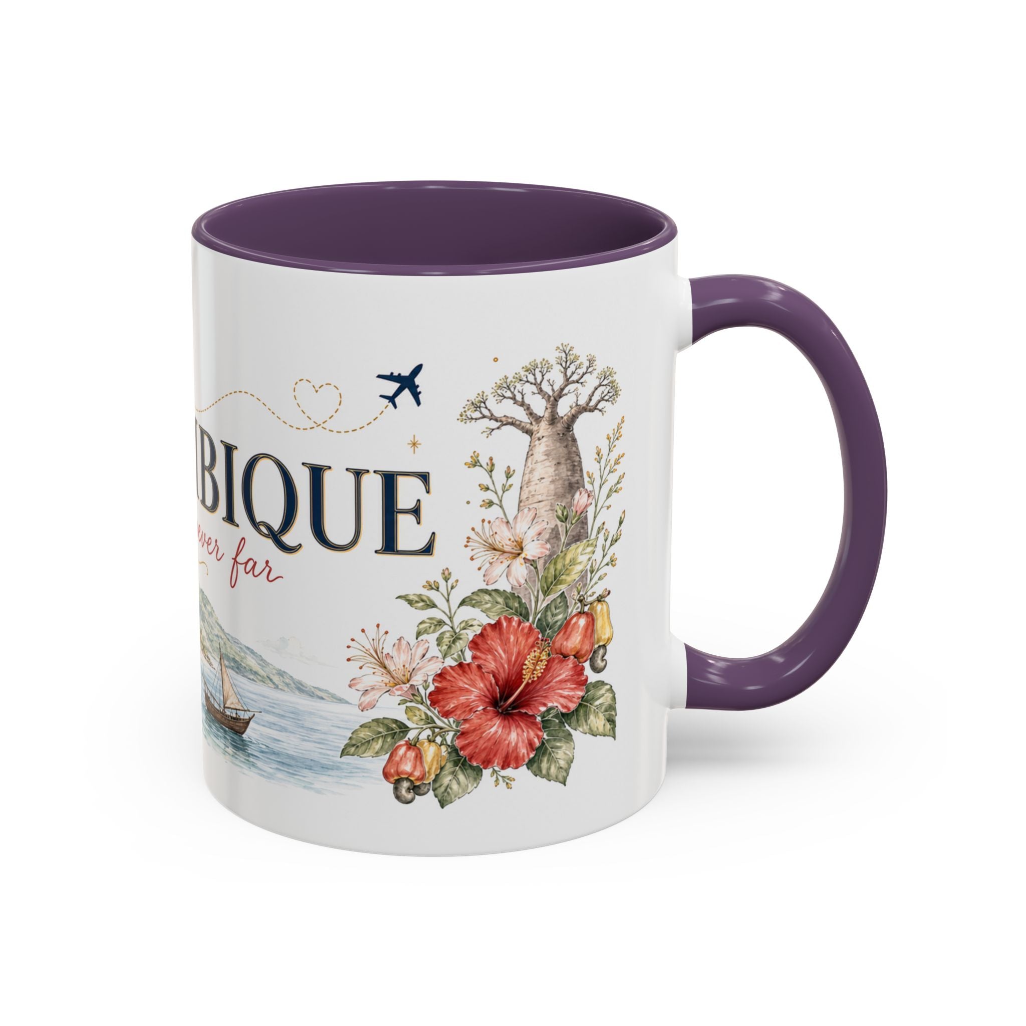 Mozambique Home Country Mug | Moving Away Gift | Long Distance Friendship | 11 oz 15 oz Accent Mug