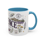 Provence Coffee Mug | Travel Destination Souvenir Gift | Accent Color Ceramic 11oz 15oz