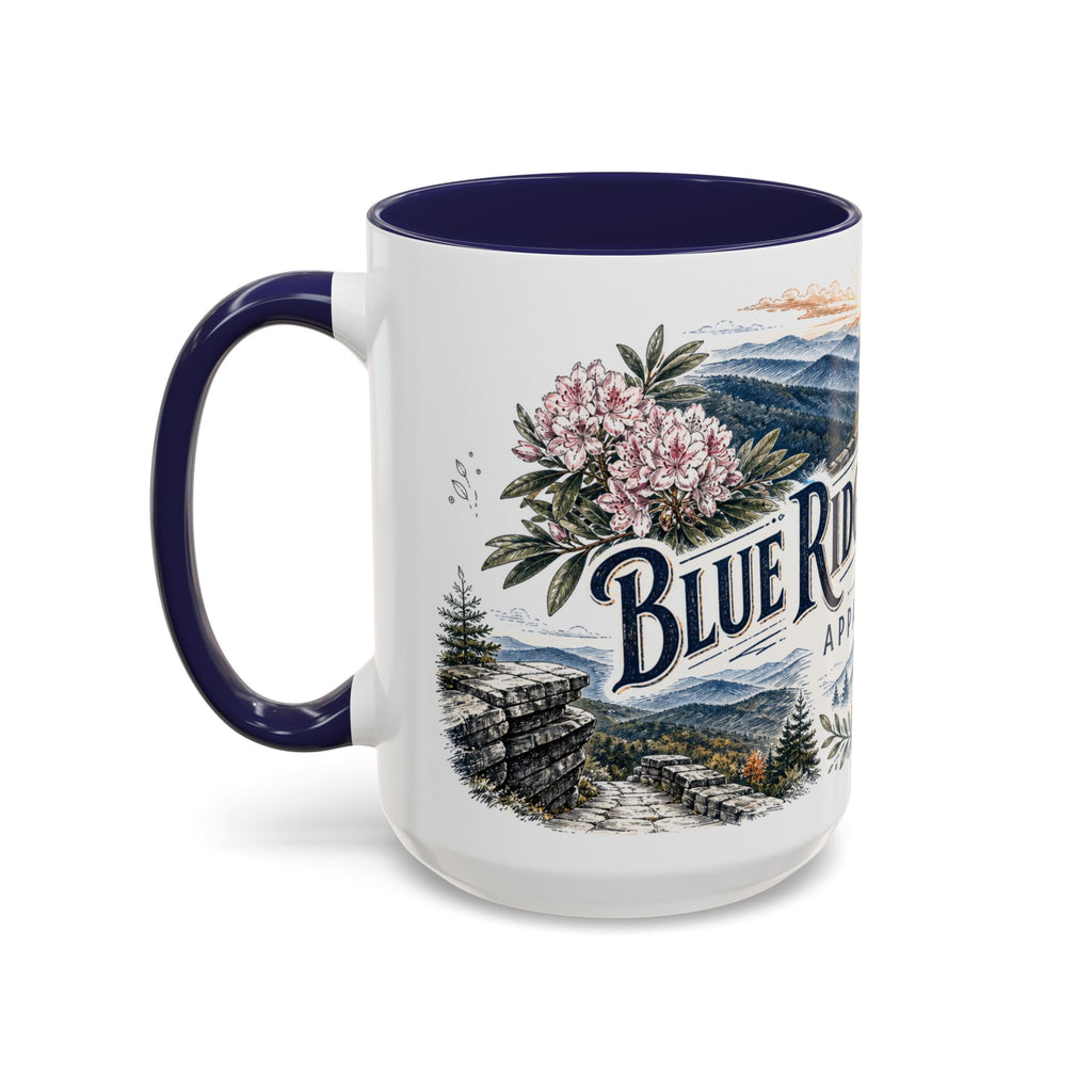 Blue Ridge Parkway Mug, Appalachia Travel Souvenir, Bucket List Gift, Accent Ceramic Coffee Mug 11oz 15oz