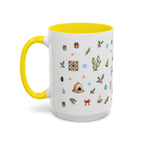Santa Fe Christmas Mug | Watercolor City Souvenir | Ceramic Coffee Cup (11oz 15oz)