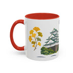 Osaka Coffee Mug | Japan Travel Souvenir | Porcelain Decal City Gift | 11oz 15oz Accent Mug