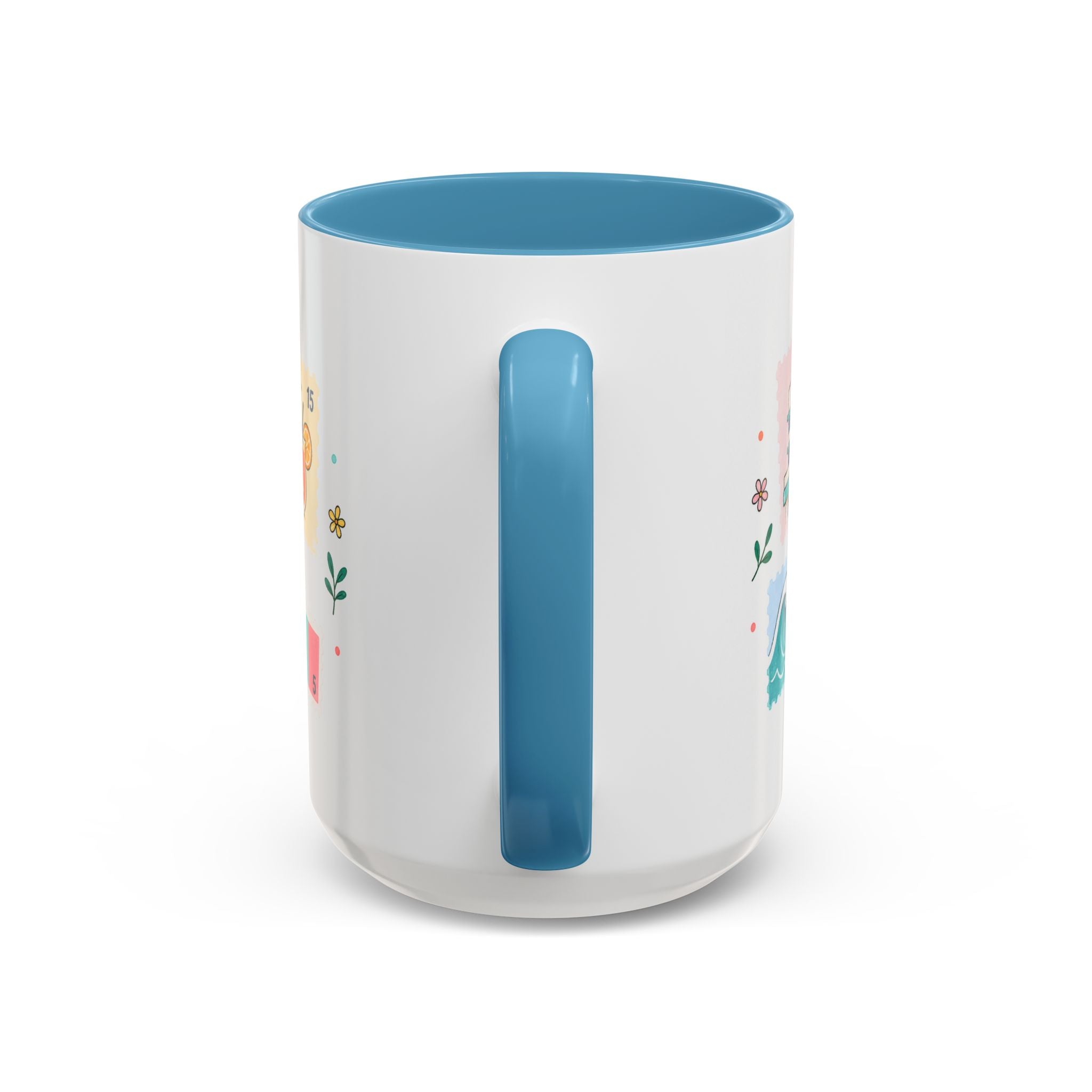 Miami Coffee Mug | Postage Stamp Collage Mug | Travel Souvenir Accent Cup 11oz 15oz