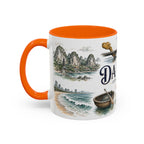 Da Nang Coffee Mug | Vietnam Travel Souvenir | Vintage Illustrated City Gift | 11 oz 15 oz Accent Mug