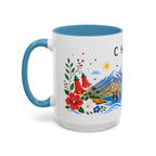 Chile Coffee Mug | Travel Souvenir Accent Mug | Place Gift Ceramic Cup 11oz 15oz