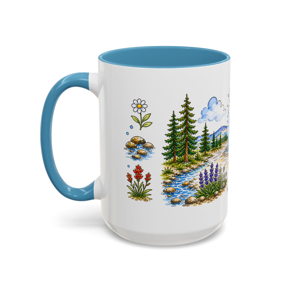 Yellowstone National Park Mug | US Travel Souvenir Accent Coffee Mug | 11oz 15oz Ceramic Cup