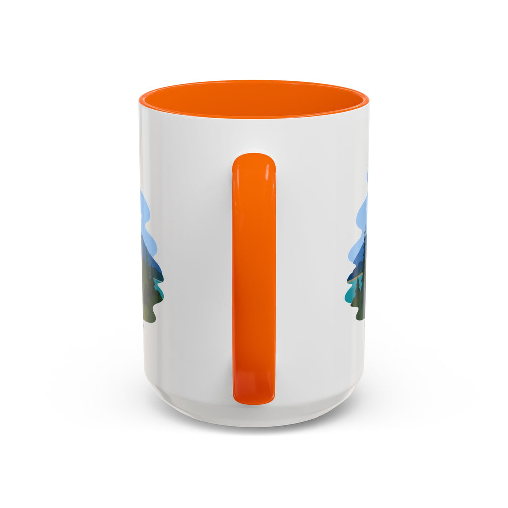 Lake Clark National Park Coffee Mug | Solid Color Block Park Souvenir | 11oz 15oz Accent Mug