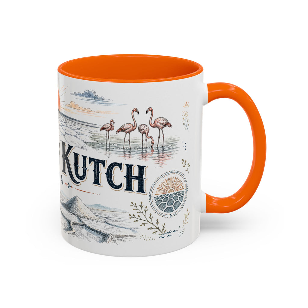 Rann of Kutch Mug, India Travel Souvenir, Bucket List Gift, Accent Ceramic Coffee Mug 11oz 15oz