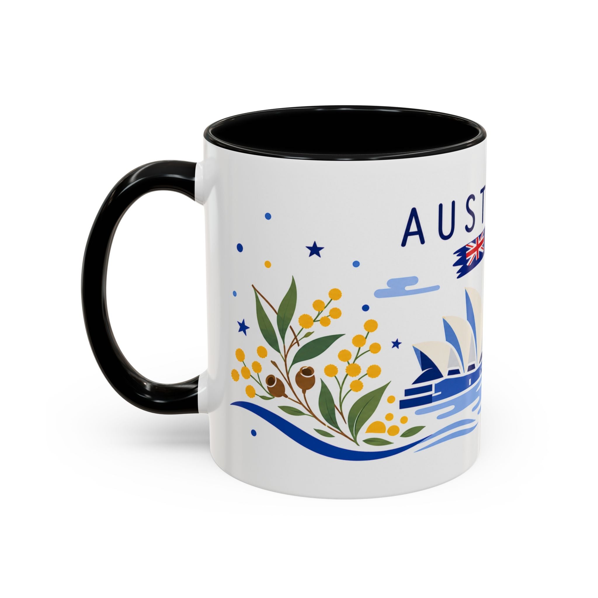 Australia Coffee Mug | Travel Souvenir Accent Mug | Country Gift Ceramic Cup 11oz 15oz