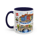 Copenhagen Travel Mug | European City Souvenir Accent Coffee Mug | 11oz 15oz Ceramic Cup