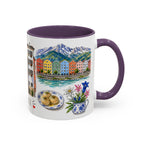 Innsbruck Illustrated Travel Mug | City Souvenir Accent Coffee Mug | 11oz 15oz Ceramic Cup