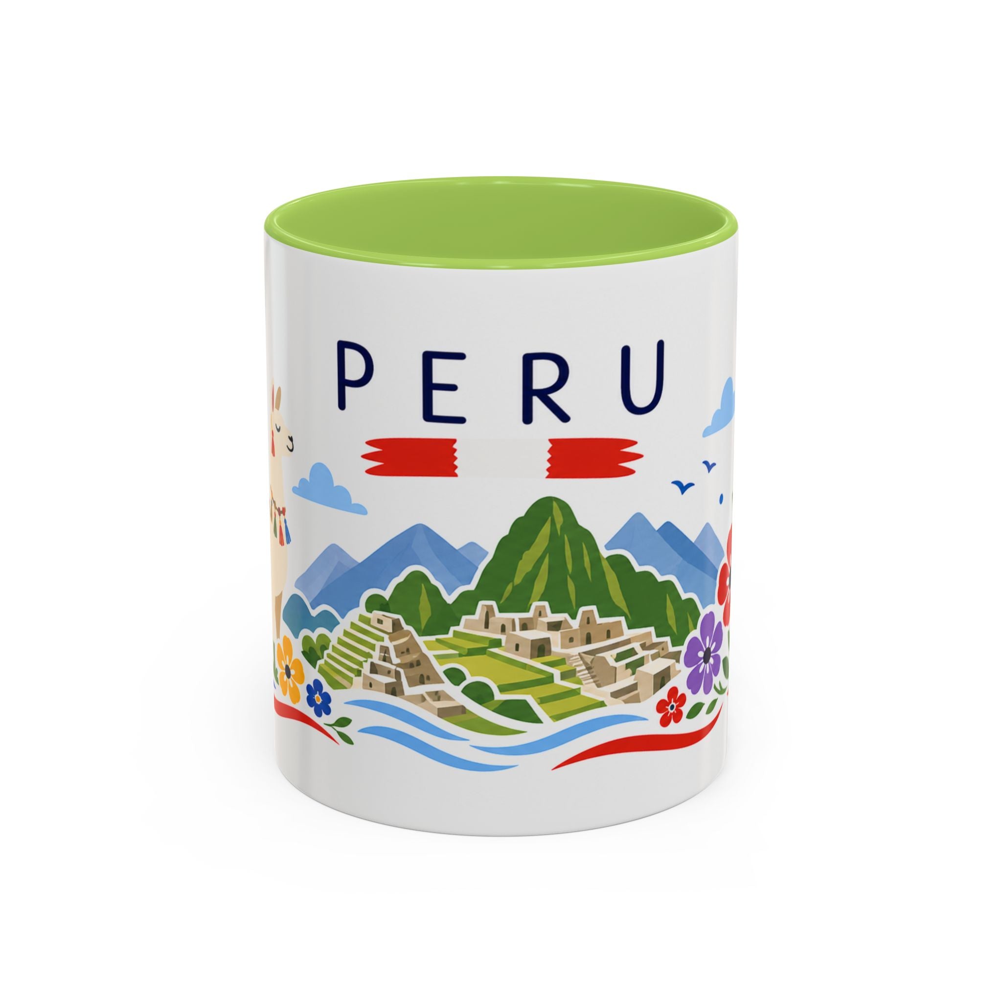 Peru Coffee Mug | Travel Souvenir Accent Mug | Country Gift Ceramic Cup 11oz 15oz