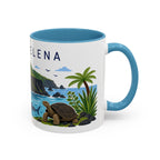 Saint Helena Coffee Mug | Travel Souvenir Accent Mug | Country Gift Ceramic Cup 11oz 15oz