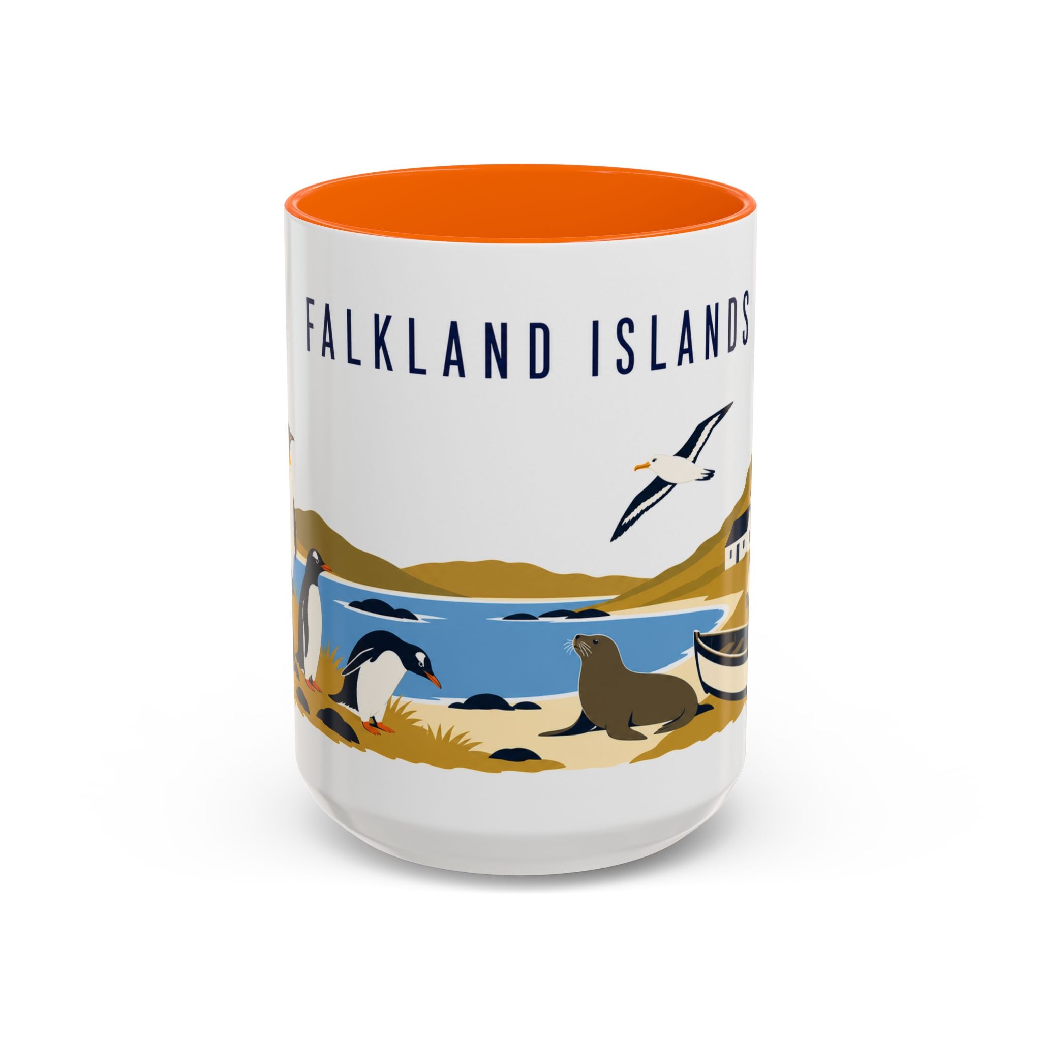 Falkland Islands Coffee Mug | Travel Souvenir Accent Mug | Country Gift Ceramic Cup 11oz 15oz