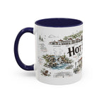 Hot Springs National Park Coffee Mug | Arkansas Thermal Spring Spa Gift | Accent Color Ceramic 11oz 15oz