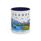 Uganda Coffee Mug | Travel Souvenir Accent Mug | Place Gift Ceramic Cup 11oz 15oz