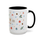 Dhaka Christmas Mug | Watercolor Travel Souvenir | Holiday Gift | Accent Ceramic Coffee Cup 11oz 15oz